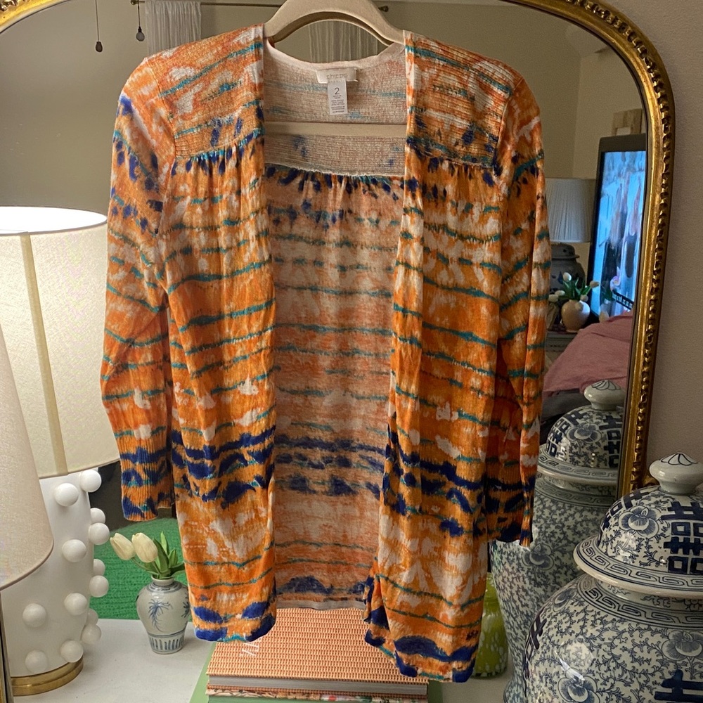 Chico’s Tie Dye Cardigan